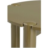 Ellos Home Kaki zelena okrogla klubska mizica iz MDF plošč ø 80 cm Pussel – | Shoptok.si