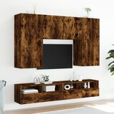  Zidni TV ormarić boja dimljenog hrasta 80 x 30 x 30 cm drveni | Eponuda.com