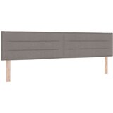 Box spring krevet Sivo-smeđa 200 x 200 cm Poliester | shoptok.hr