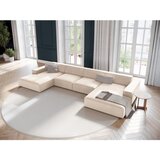 Micadoni Krem baršunasti kutna garnitura (u obliku slova "U") Jodie – | shoptok.hr