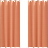  Zavjese za blackout s prstenovima 2 pcs Terakota 245 x 140 cm | shoptok.hr
