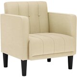 SOFA s naslonima za ruke krem boje 53 cm tkanina | Shoptok.si