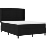 Box Spring Krevet s Madracem Crni 140x200 cm Tkanina | shoptok.hr