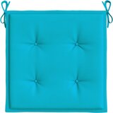 Jastuci za vrtne stolice 4 kom tirkizni 50x50x4 cm od tkanine | Eponuda.com