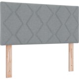  Krevet na podlozi s madracem - Svjetlosiva 100x200 cm Tkanina | shoptok.hr