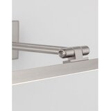 Nova Luce LED zidna lampa aluminijska sa savitljivom konstrukcijom u srebrnoj boji Marnell – | shoptok.hr