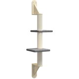 Zidna penjalica za mačke i stup za grebanje tamnosiva 108 cm | Eponuda.com