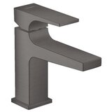 Hansgrohe Metropol 100 Brushed Black Chrome Air Power EcoSmart baterija (slavina) za umivaonik sa odlivnim ventilom sifona push-open metalnim 32500340 | ePonuda.com
