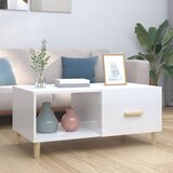 vidaXL Stolić za kavu sjajni bijeli 89,5x50x40 cm konstruirano drvo Cijene
