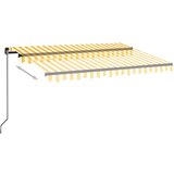 Tenda na ručno uvlačenje 350 x 250 cm žuto-bijela | Eponuda.com