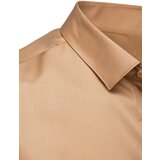 DStreet Koszula męska elegancka brązowa | shoptok.hr
