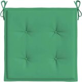 vidaXL Blazine za vrtne stole 6 kosov zelene 40x40x3 cm blago | Shoptok.si