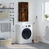 The Living Store Stenska omarica dimljeni hrast 34,5x34x90 cm - Stenska Omarica, (21431080) | Shoptok.si