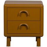 WOOOD Oker rumena kovinska nočna omarica Rune – u