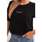 Polski Women's cotton blouse with Minimal print black | shoptok.hr