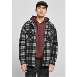 UC Men Plaid Teddy Lined Shirt Jacket Black/White | shoptok.hr
