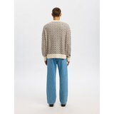 Selected Pulover 'SLHKEITH' bež / crna | shoptok.hr