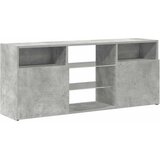 TV ormarić s LED svjetlima siva boja betona 120 x 30 x 50 cm | shoptok.hr