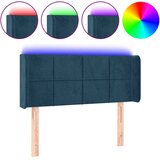  LED uzglavlje tamnoplavo 103x16x78/88 cm baršunasto | shoptok.hr