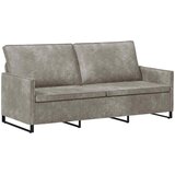 SOFA za 3 osobe Svjetlosiva 190 x 81 x 82 cm Umjetni sued | shoptok.hr