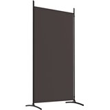 Sobna pregrada s 2 panela smeđa 175 x 180 cm od tkanine | shoptok.hr