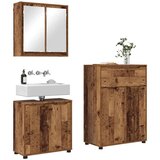  Set namještaja za kupaonicu 3 pcs Staro drvo Konstruirano drvo | shoptok.hr