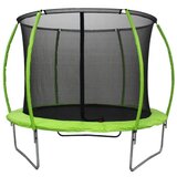 LEGONI TRAMPOLIN SPACE Z ZAŠČITNO MREŽO 305 cm, zelen | Shoptok.si