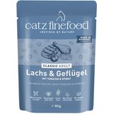  Ekonomično pakiranje catz finefood 64 x 85 g - Losos i perad | shoptok.hr
