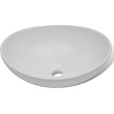  Keramički Umivaonik 40x33 cm Ovalni Bijeli Slike
