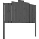  Uzglavlje za krevet sivo 106 x 4 x 110 cm od masivne borovine | shoptok.hr