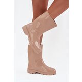 Boto Beige Ladies Wellies Elvara | Shoptok.si