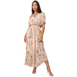 La Modeuse Dolge obleke 75839_P179483 Bež Cene