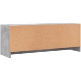 TV ormarić boja betona 102x30x37,5 cm od konstruiranog drva | shoptok.hr