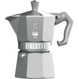 Bialetti Exclusive Moka Express - srebrna - 3 skodelice | Shoptok.si