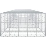  Gabion s žicom debljine 5 mm i mrežom 10x10 cm 450x100x50 cm | shoptok.hr