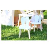 Hanah home dečiji sto i stolice bunny two chair set white
