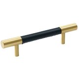  Pohištveni ročaj (2 kos, Vrsta pohištvenega ročaja: Drog, Usnje, Drugo, Dolžina: 150 mm, Zlata/Modra) | Shoptok.si