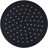  Glava za tuš od nehrđajućeg čelika 20 cm okrugla crna | shoptok.hr