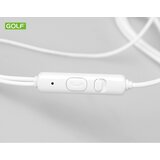  Slušalice za mobilni + mikrofon GOLF M6 bele | ePonuda.com