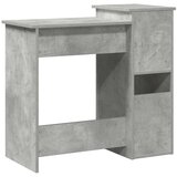  Radni stol s policama siva boja betona 84x40x78 cm drveni | Eponuda.com