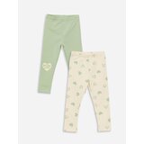 LC Waikiki Baby Girl's Printed Elastic Waist Leggings 2-Pack | shoptok.hr