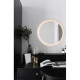 Mirrors and More Stensko ogledalo z lučjo ø 60 cm Yuna – | Shoptok.si