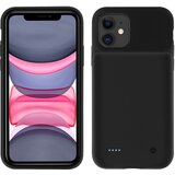AVIZAR Ovitek za baterijo iPhone 11 6500 mAh Powerbank Lightning Connector - crn, (20599601) | Shoptok.si
