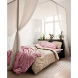 JUNA Ružičasta posteljina za bračni krevet/za produženi krevet od pamučnog perkala 200x220 cm Daisy – | shoptok.hr