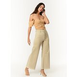 Dewberry Z2008 WOMEN'S KROP BLOUSE-ON CAMEL | Shoptok.si