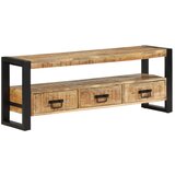 vidaXL TV omarica 120x30x45 cm trden mangov les Cene