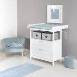 Roba Bela otroška komoda s previjalnim pultom 75x100x87 cm Hamburg – | Shoptok.si