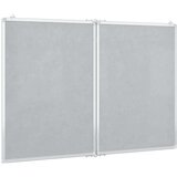  magnetna tabla zložljiva 100x80x1,7 cm aluminij, (21413895) | Shoptok.si
