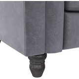 Støraa Temno siva žametna raztegljiva sedežna garnitura 236 cm Felix – | Shoptok.si