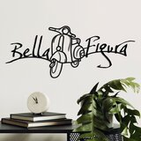 Wallity zidna dekoracija Bella Figura 1, 60x25cm, Crna | ePonuda.com